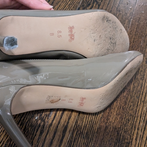 Coach Devon Rounded Toe 3” Heels Size 8.5 - Picture 3 of 5
